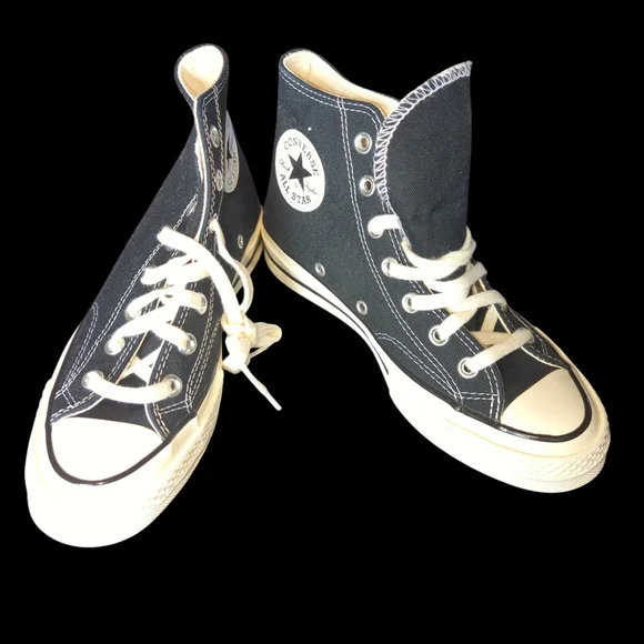 Converse Black High-Top Sneakers - Picture 1 of 6